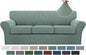 Turquoize 4 Piece Sofa Covers for 3 Cushion Couch Sofa Slipcover Soft Couch by Turquoize