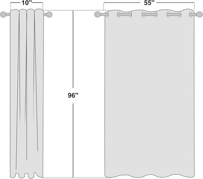 NICETOWN Thick Flax Linen Curtains - Image 2