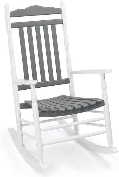 VINGLI Wooden Rocking Chair Outdoor, Patio Rockers by VINGLI