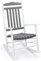 VINGLI Wooden Rocking Chair Outdoor, Patio Rockers by VINGLI