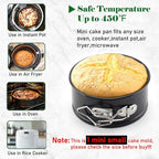 Tellshun 4 Pack Small Springform Cheesecakes Pan Tins Set 4 Inch Mini Baking Mold 4 Pieces Round Leakproof Nonstick Removable Bottom Bakeware for Pie Pizzas and Quiches Includes 50Pcs Parchment Paper