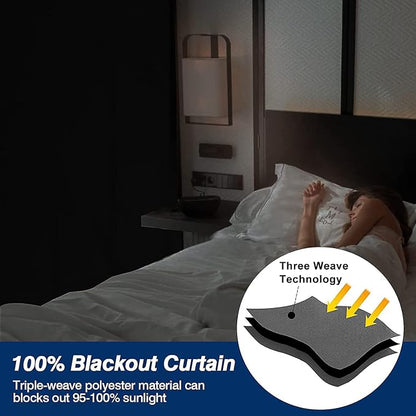 100% Blackout Window Cover Magnetic Blackout Curtains, Portable Black Out - Image 6
