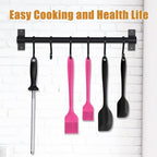 Silicone Basting Brush 2 Pcs Pastry Brush for Oil, BBQ, Grill, Sauce Baking Cooking, Dishwasher Safe (Pink)