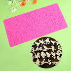 mostsom Silicone Mold 3D Hollow Out Lace Mold Kitchen Lace Emboss Mat Magpie Bird Silicone Fondant Cake Decorating Chocolate Sugarcraft Moulds (A_ Magpie Bird)