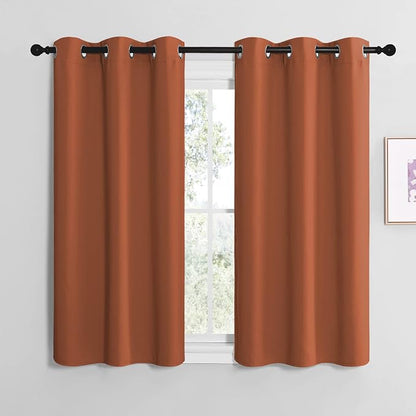 NICETOWN Bedroom Curtains 50 inches Long, Privacy and Thermal Insulated by NICETOWN