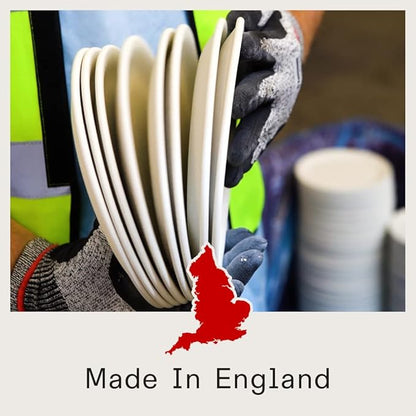 Made In Cookware - Set of 4 - Bread and Butter Plates - White - Porcelain England