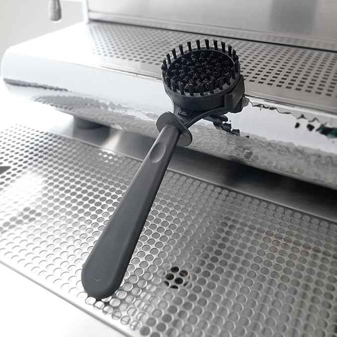Espresso Coffee Machine Cleaning Brush Espresso Group Head Brush Detachable Nylon Bristles Espresso Machine Cleaning Bristle for 58mm Grouphead