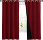 NICETOWN 100% Blackout Cold Blocking Curtain Panels, Thermal Insulated Curtains by NICETOWN
