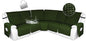 HDCAXKJ 100% Waterproof Reclining Sectional Couch Covers L Shape Recliner Sofa by HDCAXKJ