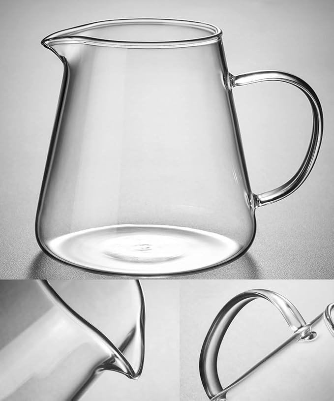 Glass Teapot (32oz/950ml) MJZQCD with Removable Stainless Steel Infuser,Glass Tea Pot transparent Stovetop tea Kettle,Blooming and Loose Leaf Tea Maker,Microwave & Dishwasher Safe