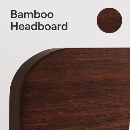 Nectar Bamboo Platform Bed Frame & Headboard - Image 7