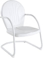 Crosley Furniture Griffith Outdoor Chair, Retro Metal Patio Chairs by CrosleyFurniture