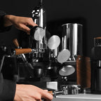 MHW-3BOMBER 58.35mm Calibrated Espresso Tamper 30lbs with Sound Feedback Espresso Tamper Set Comes with Three Additional Bases and A Replacement 20lbs Spring T6175T-OS