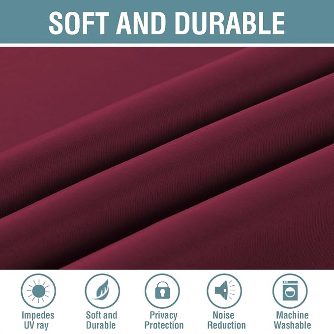 H.VERSAILTEX Christmas Curtain for Living Room Thermal Insulated Window - Image 4