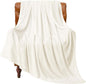 BEDELITE Fleece Blanket Soft Plush Twin Size Blanket Cream 60"x80" | Ultra Soft by BEDELITE