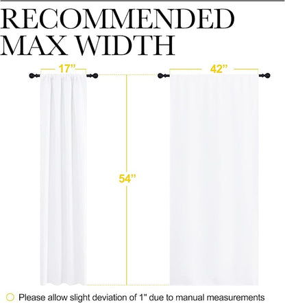 NICETOWN Kitchen Curtains, Short Home Decoration Curtains & Drapes, Small - Image 7