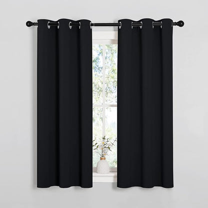 NICETOWN Blackout Draperies Window Curtain Panels, Autumn/Winter Thermal - Image 2