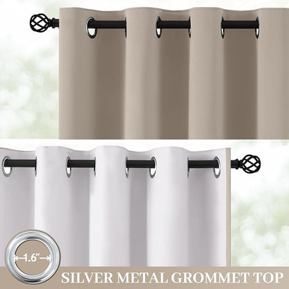 Yakamok Natural Blackout Curtains 84 Inches Long - Image 2