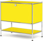 Metal Sidetable with Flap Door, 27.5" Height by SIMPLINK
