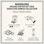 Bacha Coffee | Magdalena Single Origin Signature Nomad Collection, Medium Roast, 100% Arabica Specialty Coffee, Ground Beans, 250g
