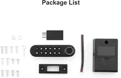 Fingerprint Cabinet Lock, Smart Biometric Password Lock - Image 8