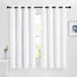 NICETOWN White Curtains for Living Room, Grommet 50% Blackout Thermal Insulated by NICETOWN
