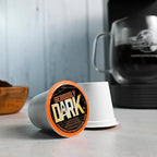 Fresh Roasted Coffee, Seriously Dark, Artisan Blend, Dark Roast, 24 Pods for K Cup Brewers