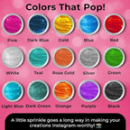 Bulk (20g) Pink Edible Glitter for Drinks | Premium Pink Edible Glitter for Cakes Drink Brew - Edible Glitter Cake Decorations for Strawberries Cocktail
