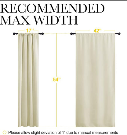 NICETOWN Kitchen Curtains, Short Blackout Curtains & Drapes, Home Decoration - Image 7