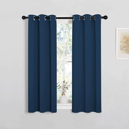 NICETOWN Window Curtain Panels, Thermal Insulated Solid Grommet Blackout by NICETOWN