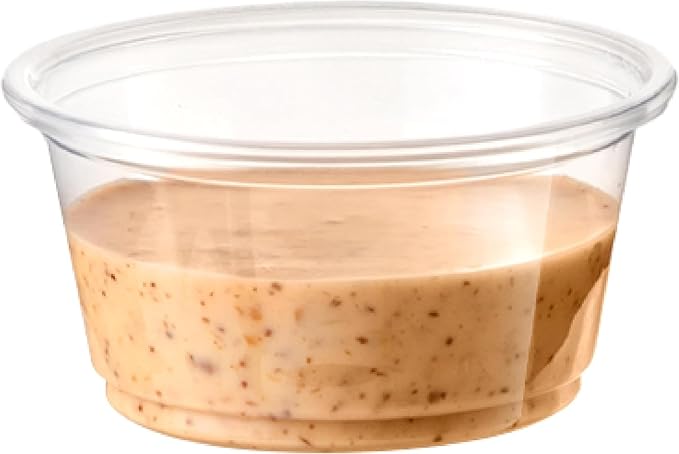 Fit Meal Prep 250 Pack 2 oz BPA Free Condiment Cups No Lids, Disposable Jello Shots Containers, Small Dipping Sauce Cups, Plastic Ramekins in Bulk, Stackable Souffle Cups for Sample, Portioning