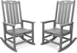 THOEOE Oversized Rocking Chair Set of 2, Outdoor Rocking Chair by THOEOE