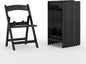 Flash Furniture Hercules Set of 10 Kids Black Resin Folding Chair by FlashFurniture