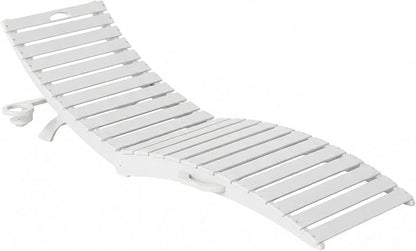 Folding HDPE Outdoor Chaise Lounge by YourPerfectOutdoorEscape