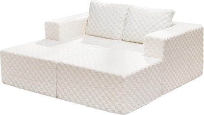 Hobestluk Modular Sectional Sofa Memory Foam Couch Sofa Bed Loveseat - Image 9