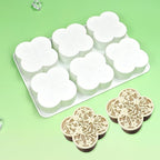 mostsom Four-Leaf Clover Shape Silicone Mold Cake Mould Cone Mousse Dessert Decorating Tools Kitchen Accessories (L_ Four-Leaf Clover)