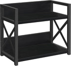 YINMIT Countertop Shelf Organizer,Coffee Bar Accessories,Spice Rack,Coffee Counter Shelf,2 Tier Coffee Organizer Station for Mugs,Cups,Cream,Syrup (Black, Small)
