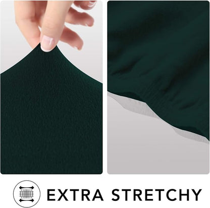 PureFit Stretch Loveseat Covers Fleece Couch Covers - Image 4