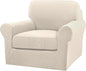Turquoize 2 Piece Chair Covers for Living Room Armchair Couch Cover by Turquoize