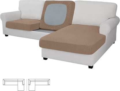 Easy-Going Stretch 3 Pieces Couch Cushion Covers by Easy-Going