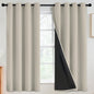 SimpleHome Stone 100% Blackout Curtains Room Darkening Living Room 63 Inch | by SimpleHome