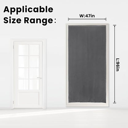 Magic Tape Blackout Curtains for Bedroom No Drillng Self Adhesive Curtains No - Image 7