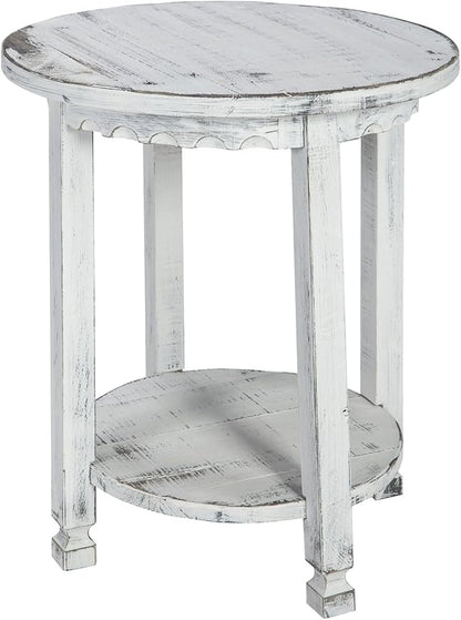 Alaterre Furniture Country Cottage Rustic Farmhouse Nightstand – 20-Inch Side - Image 7