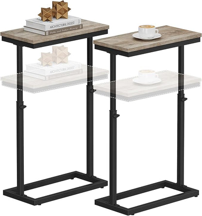 TUTOTAK End Table, Side Table, Tall Couch Table, Sofa Table, Living Room by ChoosetutotakFurnitureBuildYourCozyHome