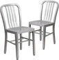 Flash Furniture Gael Indoor/Outdoor Modern Metal Dining Chairs, by FlashFurniture