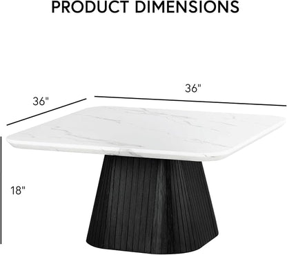 Furniture of America Coraly Modern 36-inch Square Coffee Table - Image 2