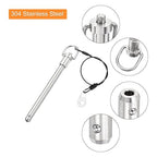 UXCELL 1 Pcs Quick Release Pin, 3/8" x 4" (Dia. x L), Stainless Steel, Silver