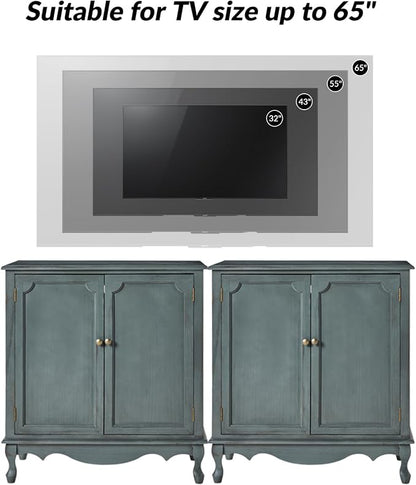 HULALA HOME Antique Accent Cabinet - Image 7