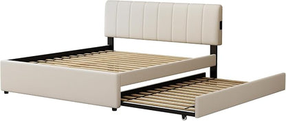 Queen Size Upholstered Platform Bed - Image 8