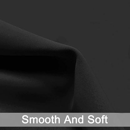 Yakamok Room Darkening Curtains 42x63 inch Length Black-Living Room | 2 panels - Image 4